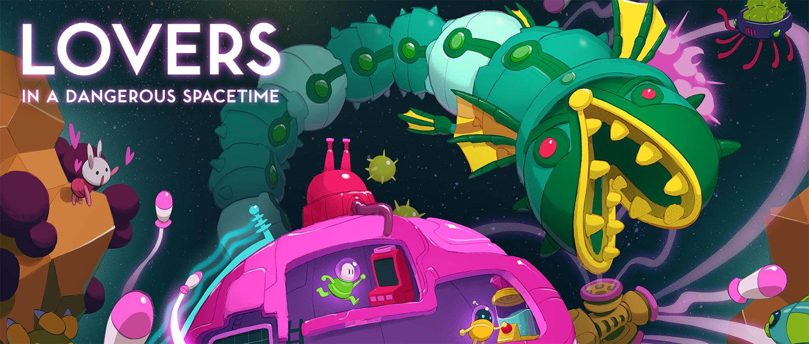 Lovers in a Dangerous Spacetime 1- to 4-Player Co-op Space Shooter